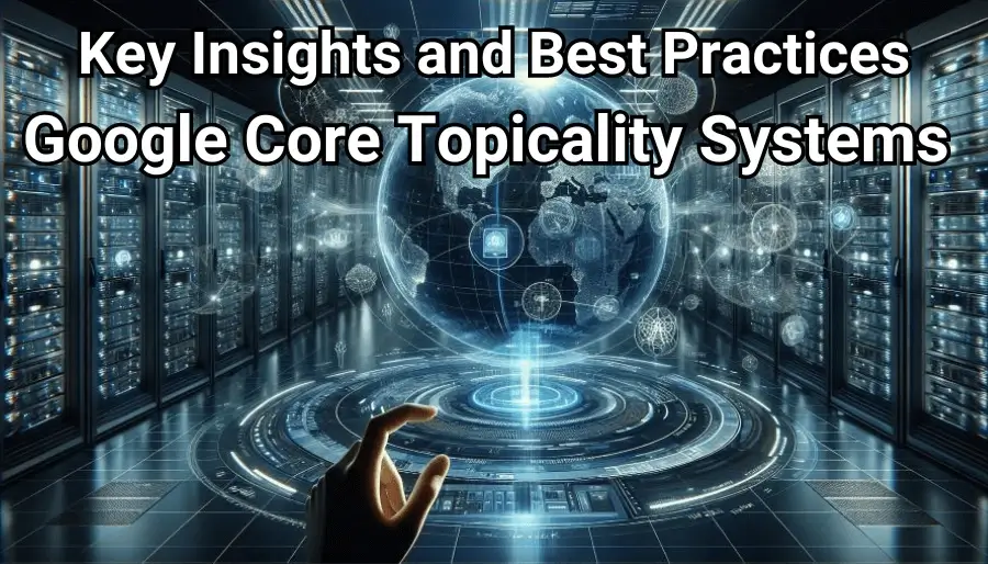 banner showing Google Core Topicality Systems image